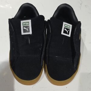 Puma Kids Black Sneakers Size 3C 21 CM